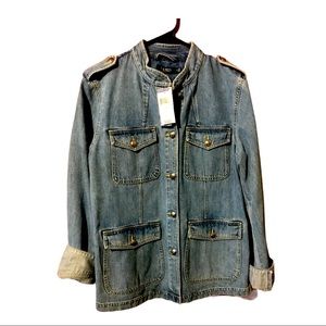 Ralph Lauren Denim Military Jacket * NWT*